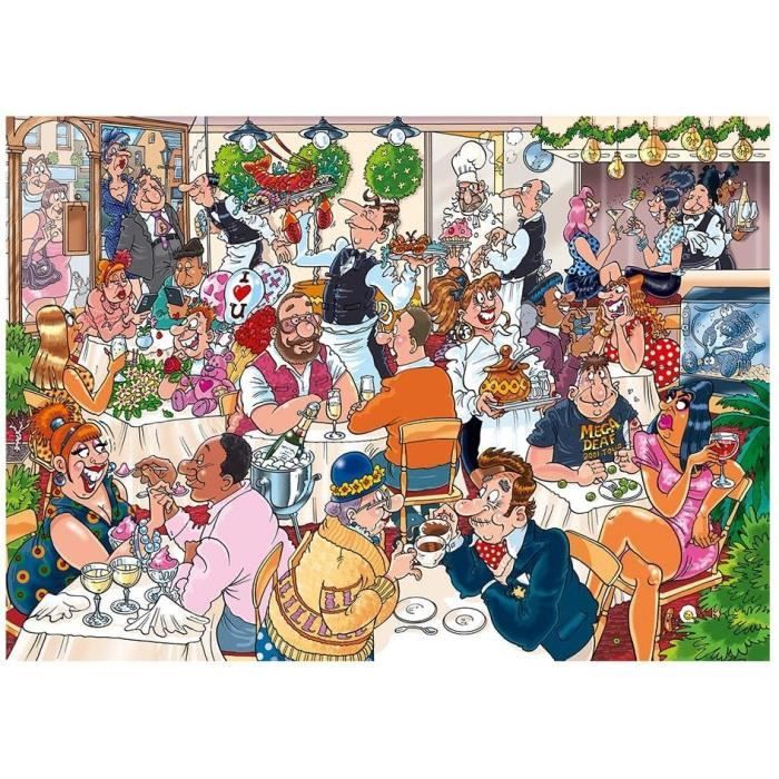 Puzzle - JUMBO - Wasgij Original 44 1000 pcs - Imaginez et devinez ce que les gens voient