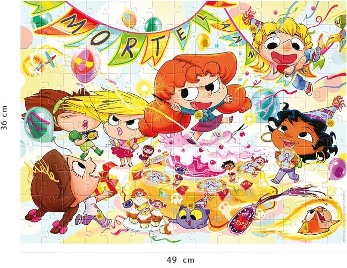 Puzzle Nathan Mortel Anniversaire Mortelle Adele - NATHAN - 150 pieces - Dessins animés et BD - Enfant