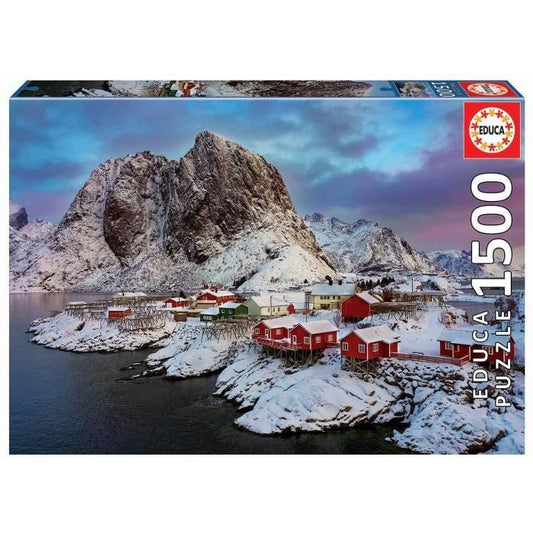 Puzzle paysage et nature - EDUCA - 1500 pieces - Îles Lofoten Norvege