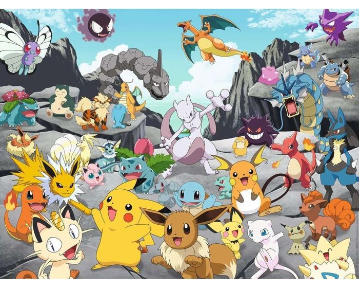 Puzzle Pokémon Classics 1500 pieces - Ravensburger - Puzzle adultes des 14 ans