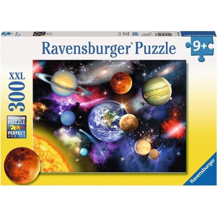 Puzzle Ravensburger 300 pieces XXL - Systeme solaire - Pour enfants des 9 ans