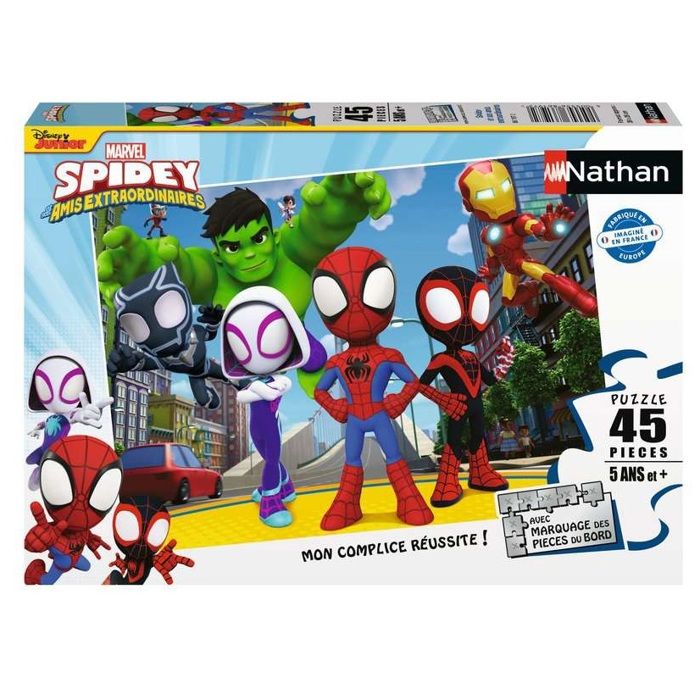 Puzzle Spidey et ses amis 45 pieces - Dessins animés et BD - NATHAN - A partir de 5 ans