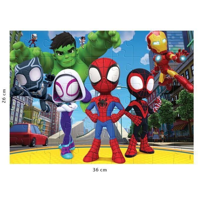 Puzzle Spidey et ses amis 45 pieces - Dessins animés et BD - NATHAN - A partir de 5 ans