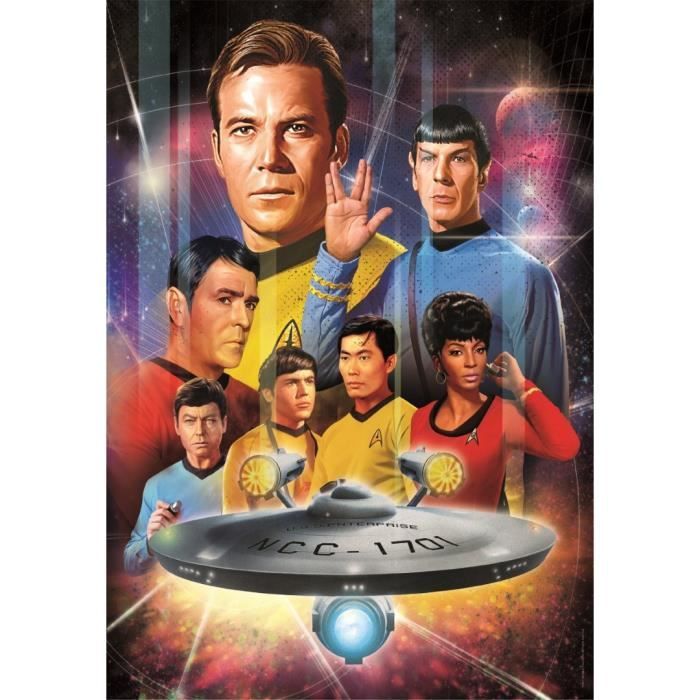 Puzzle Star Trek - Clementoni - 500 pieces - Collection Cult Movies