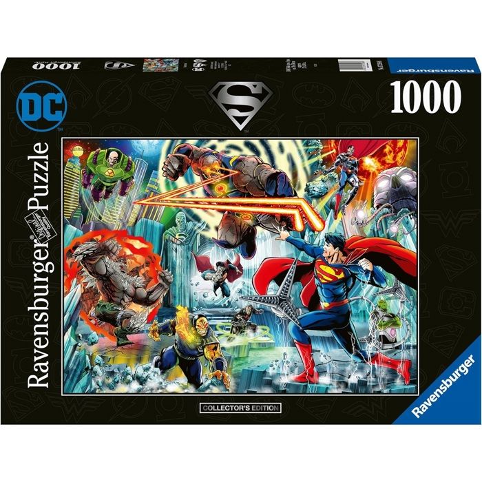 Puzzle Superman - Ravensburger - 1000 pieces - DC Comics - Warner Bros - Pour adultes et enfants des 14 ans