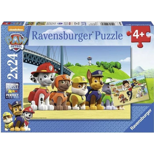 Puzzles Pat’ Patrouille Chiens héroiques Ravensburger 2x24 pieces pour enfant des 4 ans