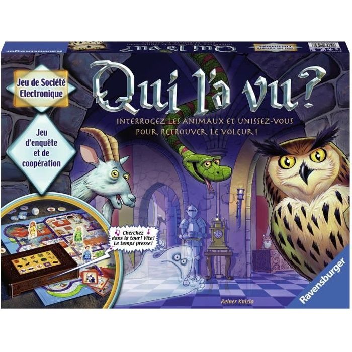 Qui l’a vu ? - Jeu de société - De 2 a 4 joueurs - Des 6 ans - Version française - Ravensburger