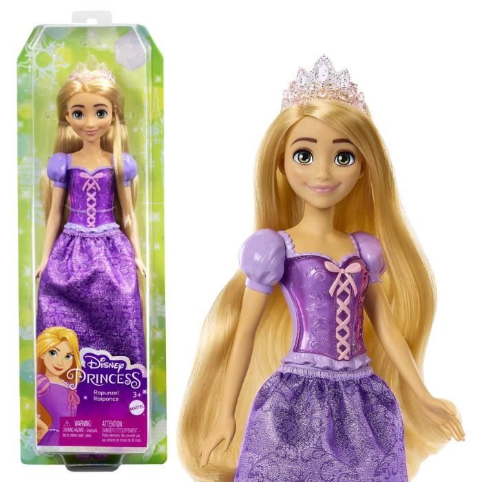 Raiponce Poupée 29 cm Mattel Poupée Disney Princesses habillage et accessoires HLW03