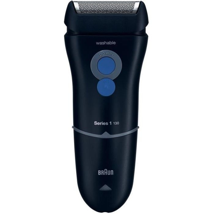 Rasoir électrique BRAUN Series 1 130s-1 - tete de précision étroite - lavable - tondeuse pour poils longs