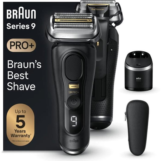 Rasoir électrique BRAUN - Séries 9 PRO + 9560cc - 5 Éléments De Rasage Tondeuse De Précision Intégrée Station