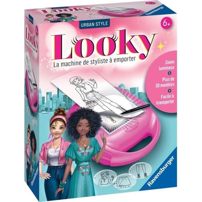 Ravensburger - Looky Midi Urban Style - Machine a dessin de mode pour enfant des 6 ans