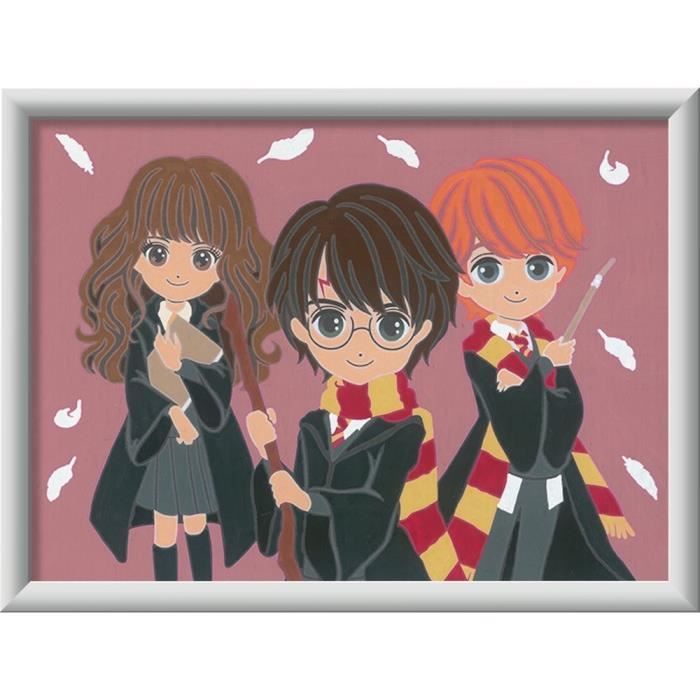 Ravensburger - Numéro d’Art moyen format - Portrait de groupe / Harry Potter - Des 7 ans