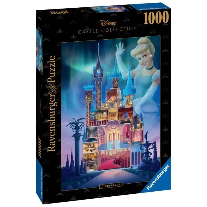 Ravensburger-PRINCESS-Puzzle 1000 pieces - Cendrillon (Collection Château Disney Princ.)-4005556173310-A partir de 14