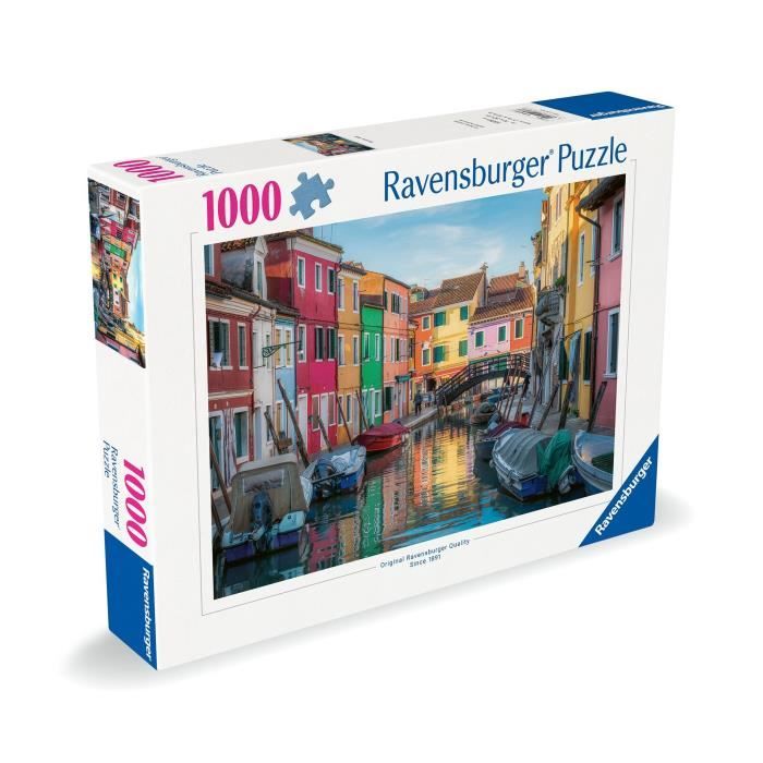 Ravensburger - Puzzle 1000 pieces-Burano Italie - Adultes & enfants des 14 ans - Puzzle de qualité supérieure - 12000623