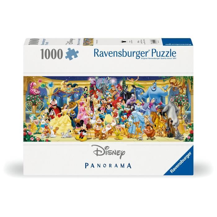 Ravensburger-Puzzle 1000 pieces Panorama-Photo de groupe Disney-Adultes&enfants des 14 ans-Puzzle de qualité