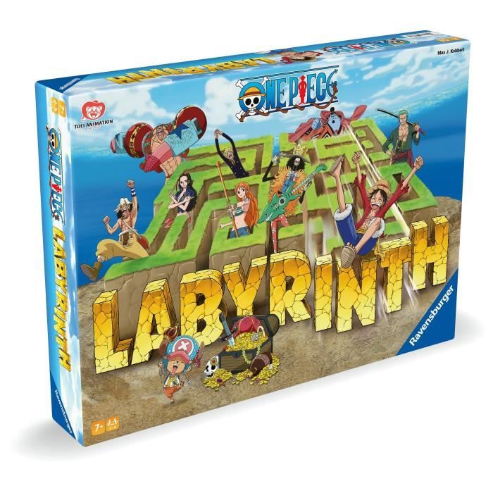 RavensburgerJeu de société classiqueLabyrinthe One PieceJeu de plateau-Jeu de réflexion-Enfant et FamilleDes 7