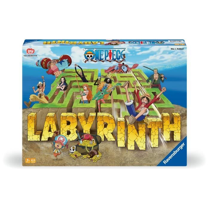 RavensburgerJeu de société classiqueLabyrinthe One PieceJeu de plateau-Jeu de réflexion-Enfant et FamilleDes 7