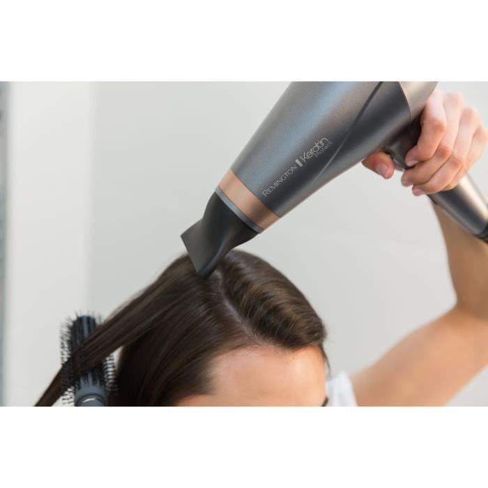 Remington AC8820 Seche-Cheveux 2200W Professionnel Keratin Protect Soin Kératine et Huile d’Amande