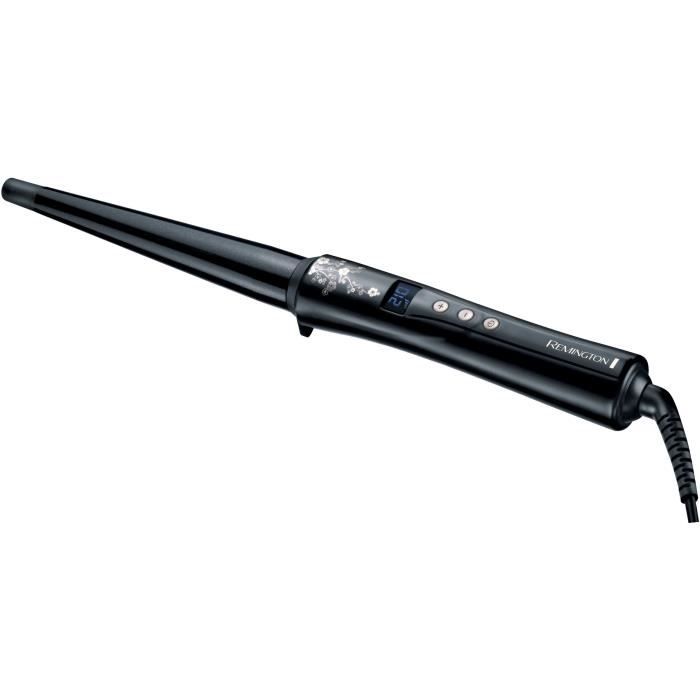 Remington CI95 Fer a Boucler Boucleur Conique Pearl Advanced Ceramic avec Eclats de Perles Cheveux Brillants