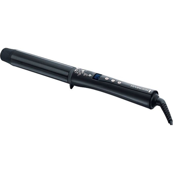 Remington CI9532 Fer a Boucler Boucleur XL 32mm Pearl Advanced Ceramic avec Eclats de Perles Cheveux Brillants