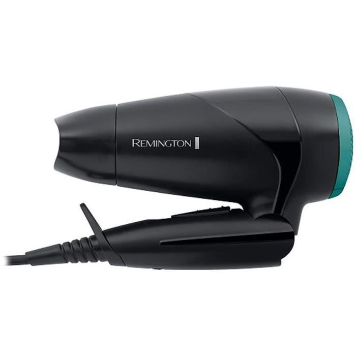 Remington D1500 Seche-Cheveux de Voyage Puissant 2000W On The Go Poignée Pliable Ultra Compact