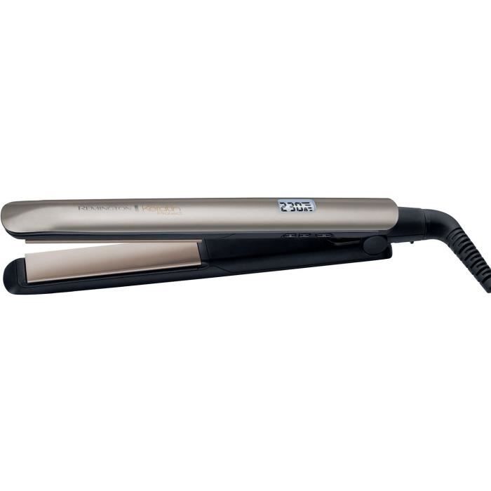 Remington S8540 Fer a lisser Lisseur Keratin Protect Plaques Flottantes Advanced Ceramic Soin Kératine Huile d’Amande