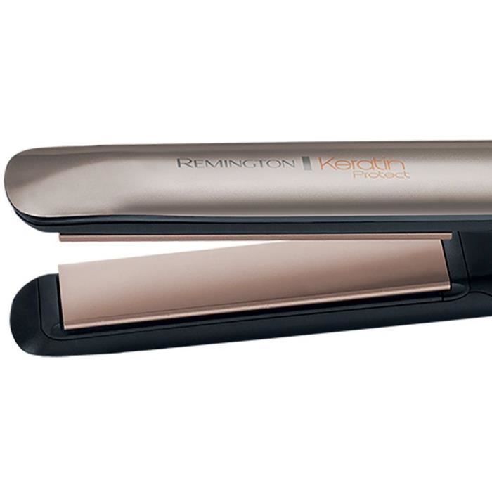 Remington S8540 Fer a lisser Lisseur Keratin Protect Plaques Flottantes Advanced Ceramic Soin Kératine Huile d’Amande