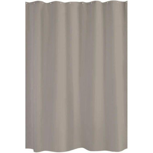 Rideau de douche uni coloris taupe - Paloma Tech