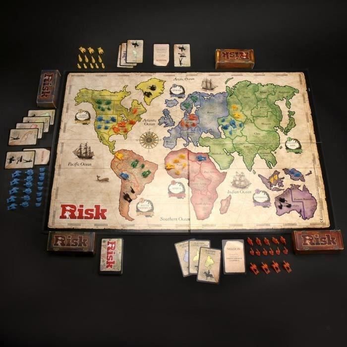 RISK jeu de société de stratégie pour enfants des 10 ans jeu de Plateau Hasbro Gaming