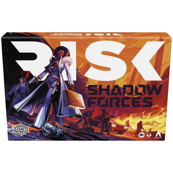 Risk Shadow Forces jeu de stratégie jeu de société Legacy familial et adultes des 13 ans 3 a 5 joueurs Avalon Hill