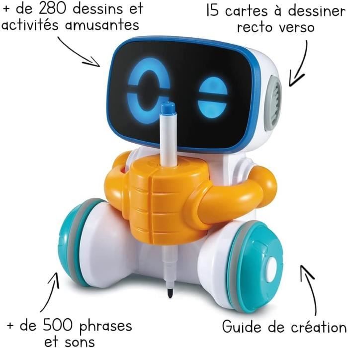 Robot Artiste Croki - VTECH - Jouet électronique éducatif - Dessin et codage