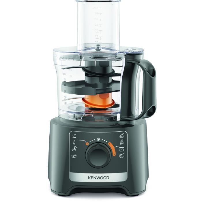 Robot multifonction KENWOOD FDP31.020GY - 2 vitesses + Pulse - 800W - Bol 2,1L + accessoires