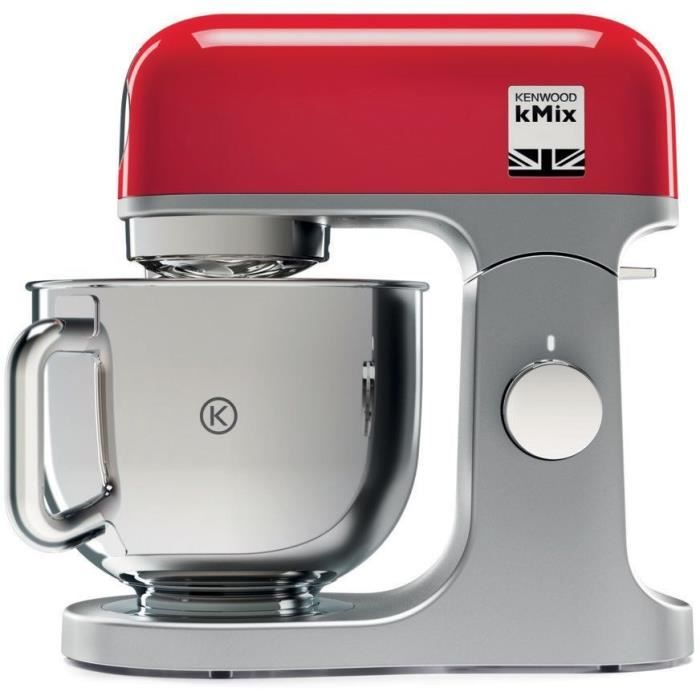 Robot pâtissier KENWOOD kMix KMX750RD - Corps métal - Rouge - 1000 W - 5 L