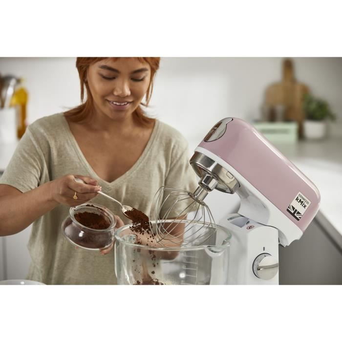 Robot pâtissier multifonction KENWOOD KMX754PP - Moteur professionnel 1000W - 2 sorties pour accessoires - Bol