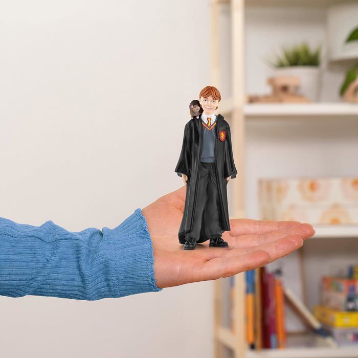 Ron et croûtard Figurine de l’univers Harry Potter pour enfants des 6 ans 4 x 2 x 10 cm - schleich 42634 WIZARDING WORLD