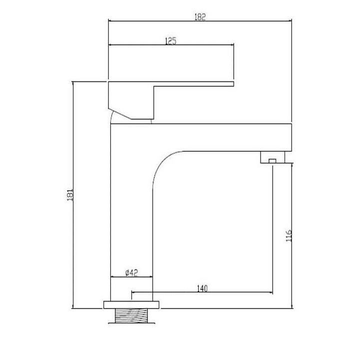 ROUSSEAU Robinet mitigeur lavabo Adaman