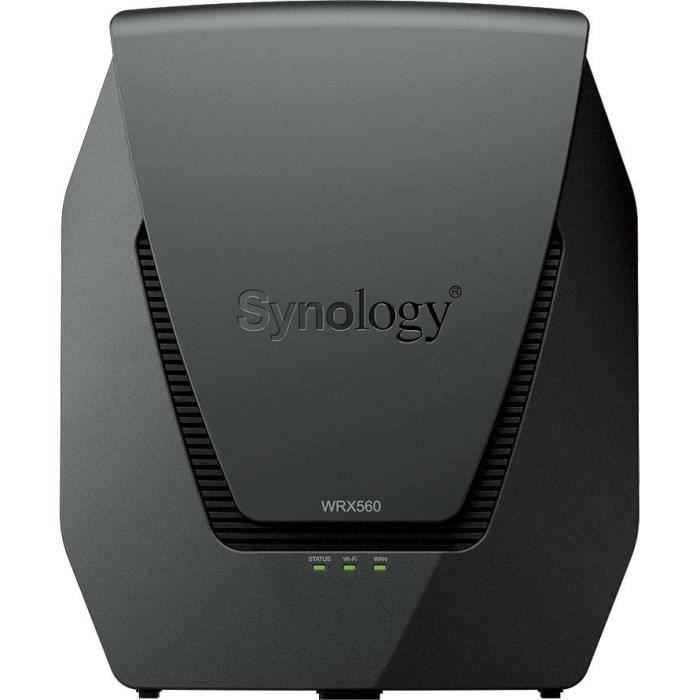 Routeur WiFi 6 Mesh Dual band 3 Gbit/s - SYNOLOGY WRX560 - Commutateur 4 ports - Gris SYNOLOGY