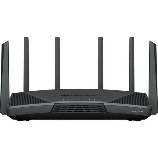 Routeur WiFi 6 Tri band jusqu'a 6,6 Gbit/s - SYNOLOGY - RT6600AX - 6 antennes - Blanc SYNOLOGY