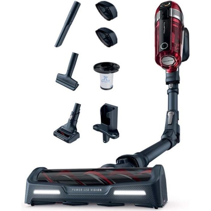 ROWENTA X-Force Flex 11.60 Animal Care Aspirateur balai sans fil Tube flexible Autonomie jusqu’a 45 min Léger YY4890FE