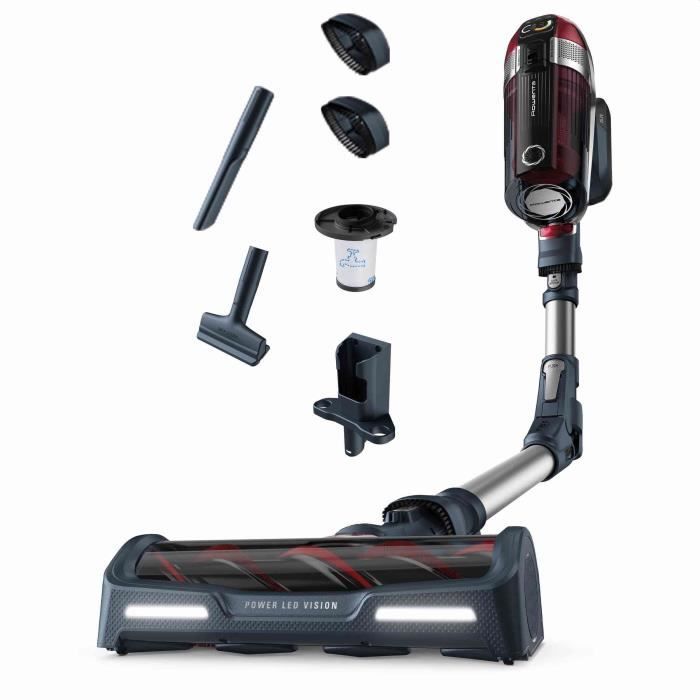 ROWENTA X-Force Flex 11.60 Aspirateur balais sans fil Tube flexible Contrôle digital Autonomie jusqu’a 45 min Léger