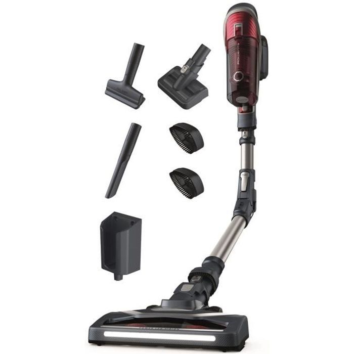 ROWENTA X-Force Flex 8.60 Aspirateur balai sans fil Tube flexible Batterie amovible 22 V Autonomie jusqu’a 45 min