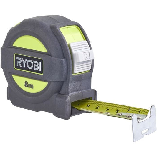 RYOBI - Metre ruban 8 m largeur 25 mm - RTM8M