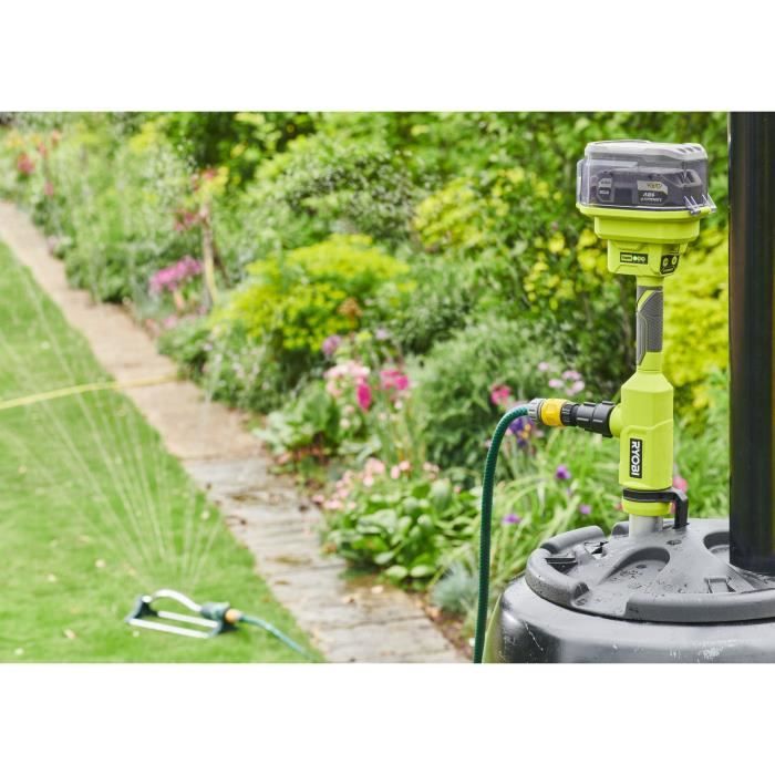 RYOBI - Pompe télescopique 18V - 3 360 l/h - immersion maxi. 1,2 m - IPX5 - vendue sans batterie - RY18STPA-0 RYOBI