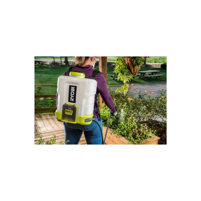 RYOBI - Pulvérisateur a dos 36V - jusqu'a 6 bars - débit jusqu'a 1,2 l/min - réservoir 15 L - vendu sans batterie - RY36BPSA-0 RYOBI