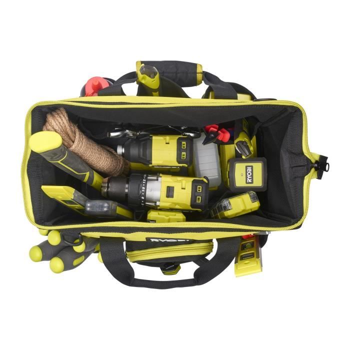 RYOBI - Sac avec fond renforcé 38 x 29 x 20,5 cm pour 1 ou 2 outils - RSSSTB1