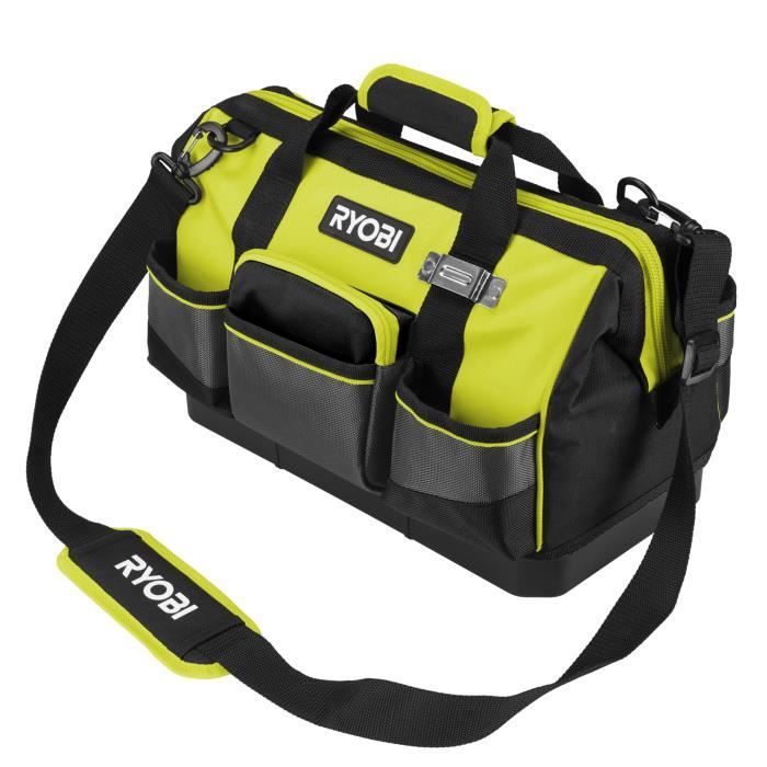 RYOBI - Sac avec fond renforcé 38 x 29 x 20,5 cm pour 1 ou 2 outils - RSSSTB1