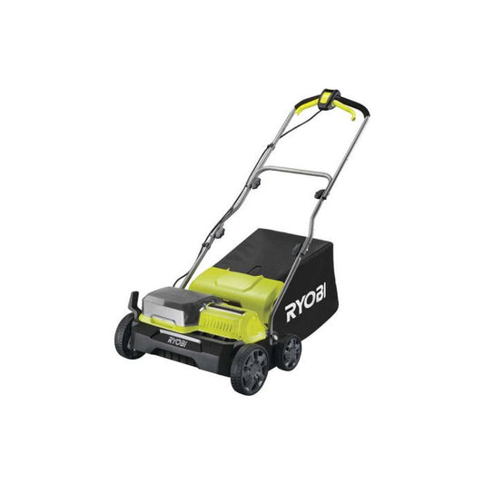 RYOBI - Scarificateur / aérateur 18V Brushless Ø 35 cm 2-en-1 - 2 batteries lithium + 18V 4,0 Ah et chargeur