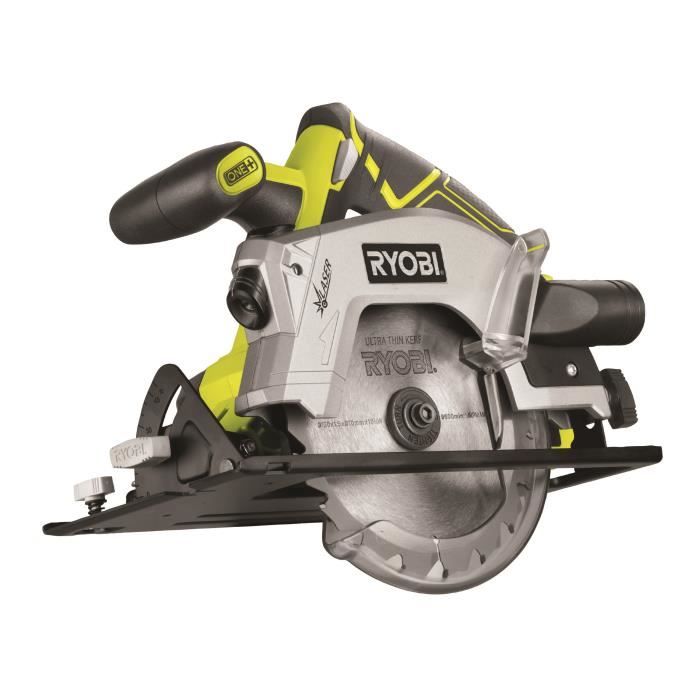 RYOBI - Scie circulaire 18V ONE + - diam. 150 mm x 10 mm - 4 700 tr/min - Livrée avec 1 lame 18 dents - RWSL1801M