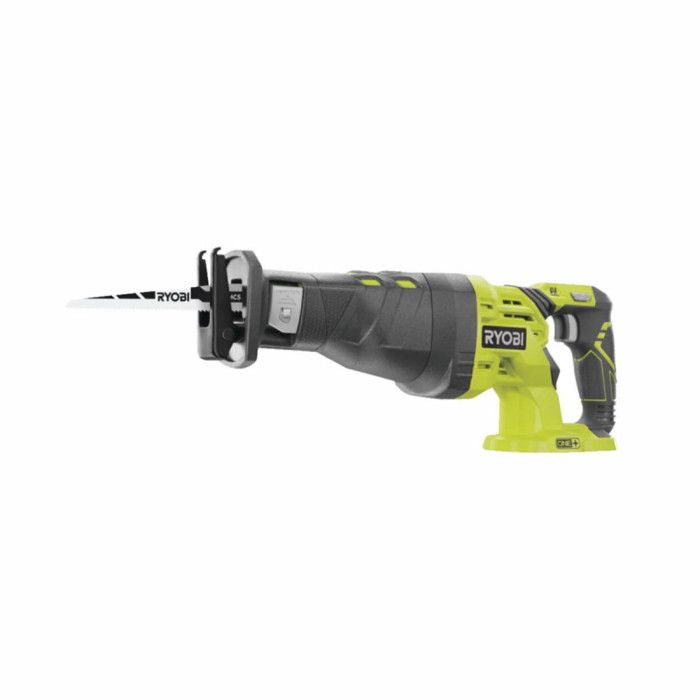 RYOBI - Scie sabre 18V ONE + - 0-2 900 cp/min - course 28mm - bois 200mm - systeme anti-vibration - Livrée avec 1 lame