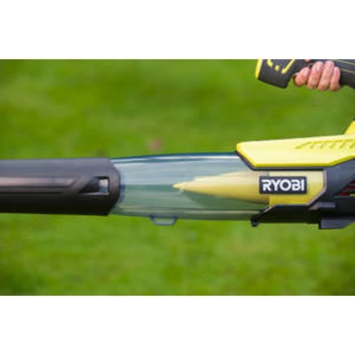 RYOBI - Souffleur 18V ONE + - vitesse max. soufflerie 245 km/h - 2,6 m³/min - 1 batterie 18V 4,0 Ah et 1 chargeur